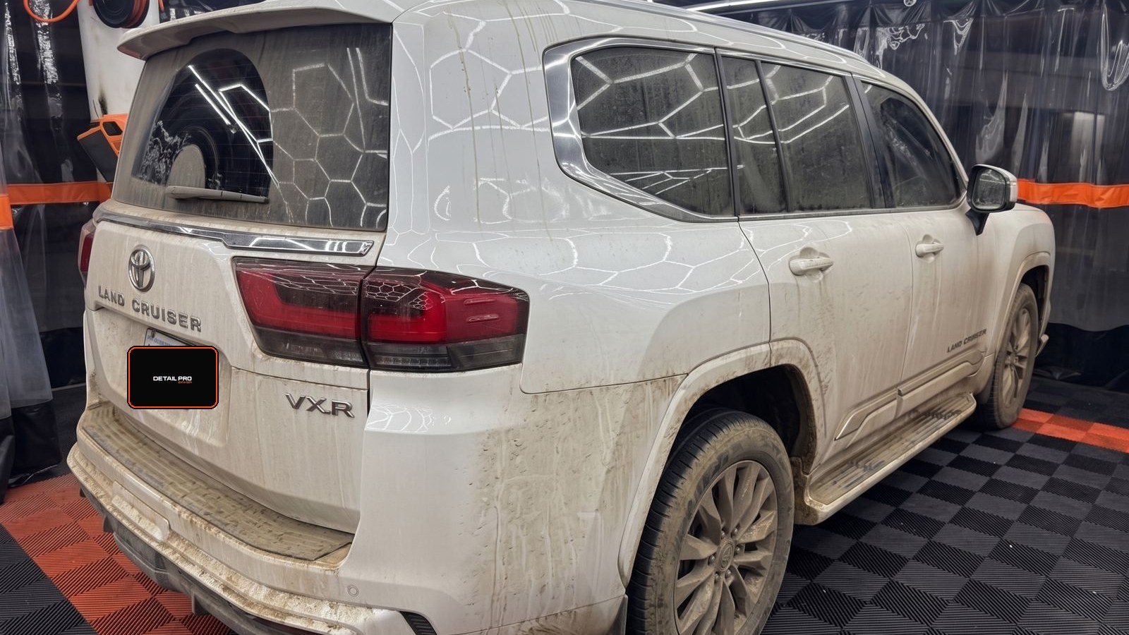 Vehículo antes del detallado profesional Detail Pro